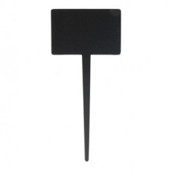 Silhouette Tags - forma rettangolo - 15x25 cm - nero - Securit - set 5 pezzi