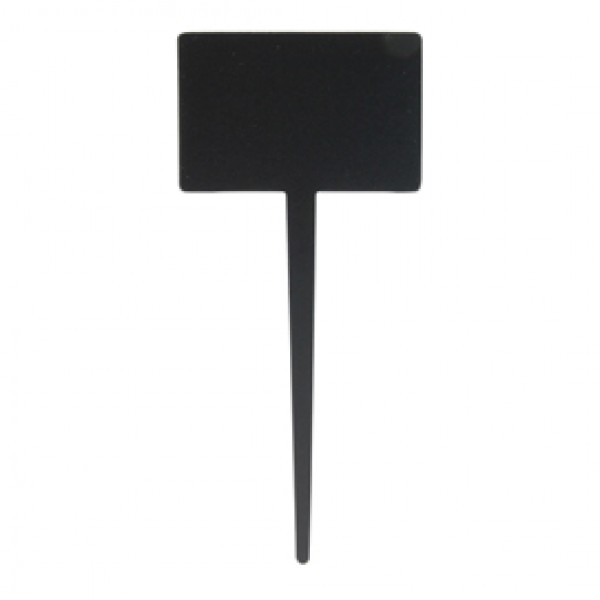 Silhouette Tags - forma rettangolo - 15x25 cm - nero - Securit - set 5 pezzi