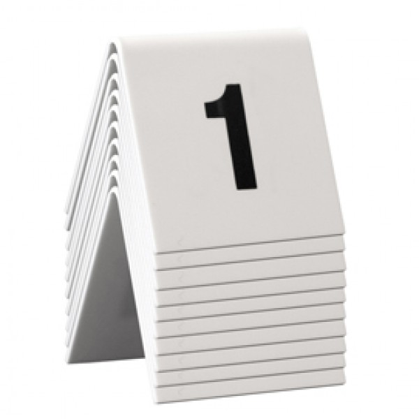 Numeri per tavoli - set da 1 a 10 - Securit Numeri per tavoli - set da 1 a 10 - Securit