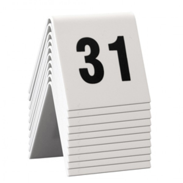 Numeri per tavoli - set da 31 a 40 - Securit Numeri per tavoli - set da 31 a 40 - Securit