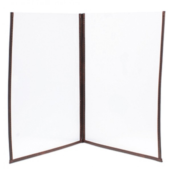 Portamenù Crystal BR2 doppio - per 4 fogli A4 - Securit - set 3 pezzi Portamenù Crystal BR2 doppio - per 4 fogli A4 - Securit - set 3 pezzi