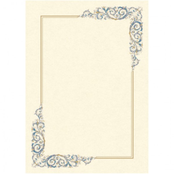 Diplomi in pergamena - stampa offset - A3 - 160 gr - avorio - Kartos - conf. 10 pezzi Diplomi in pergamena - stampa offset - A3 - 160 gr - avorio - Kartos - conf. 10 pezzi