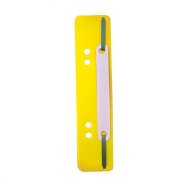 Pressini fermafogli - 38x150 mm - giallo - Durable - conf. 25 pezzi Pressini fermafogli - 38x150 mm - giallo - Durable - conf. 25 pezzi