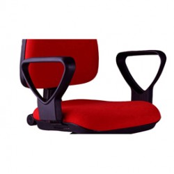 Coppia braccioli per seduta operativa A41B - nylon - nero - Unisit