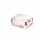 Scatola container Speedbox - Small - 25,2x35,5cm -  dorso 19,3 cm - bianco e rosso - Esselte