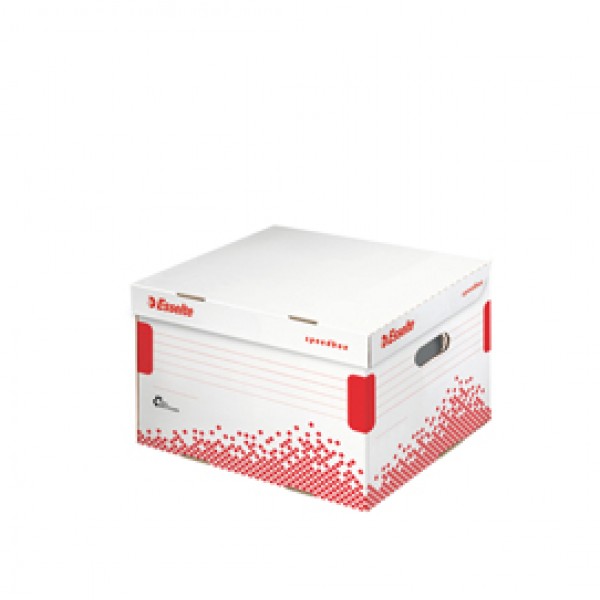 Scatola container Speedbox - Medium - 32,5x36,7cm - dorso 26,3 cm - Esselte Scatola container Speedbox - Medium - 32,5x36,7cm - dorso 26,3 cm - Esselte