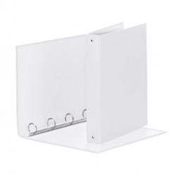 Raccoglitore Meeting - 4 anelli tondi 30 mm - dorso 4 cm - 22x30 cm - PPL - bianco - Esselte