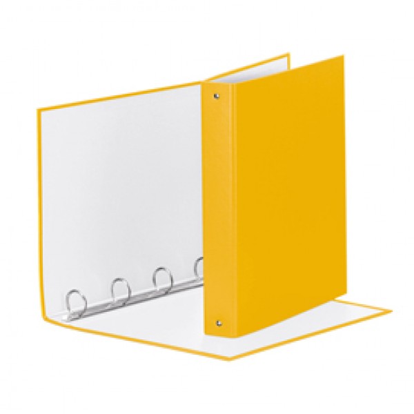 Raccoglitore Meeting - 4 anelli tondi 30 mm - dorso 4 cm - 22x30 cm - PPL - giallo - Esselte Raccoglitore Meeting - 4 anelli tondi 30 mm - dorso 4 cm - 22x30 cm - PPL - giallo - Esselte