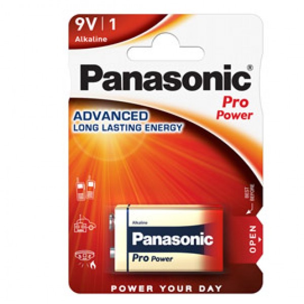 Pila Transistor ProPower 6R61 - 9V - Panasonic - blister 1 pila Pila Transistor ProPower 6R61 - 9V - Panasonic - blister 1 pila
