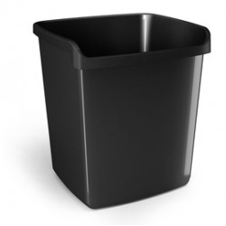 Cestino gettacarte Mydesk - altezza 32,3 cm - 15 lt - nero - Arda