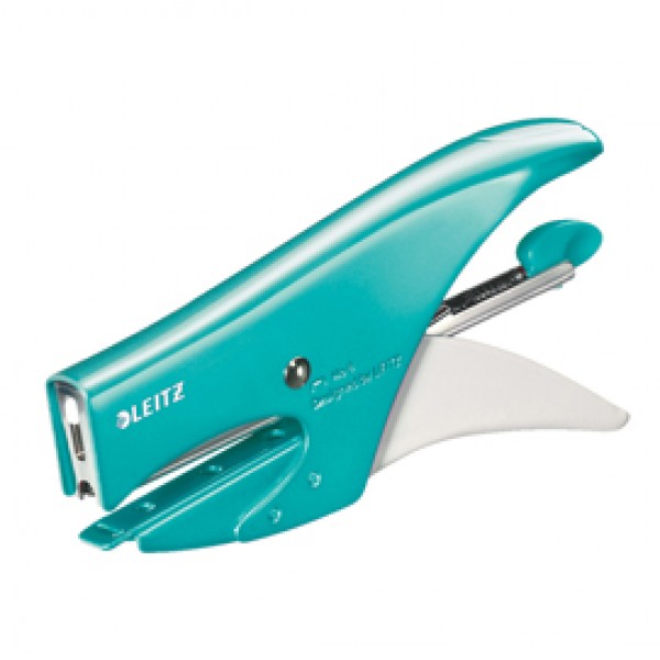 Cucitrice Wow a pinza 5547 - acqua marina - Leitz Cucitrice Wow a pinza 5547 - acqua marina - Leitz