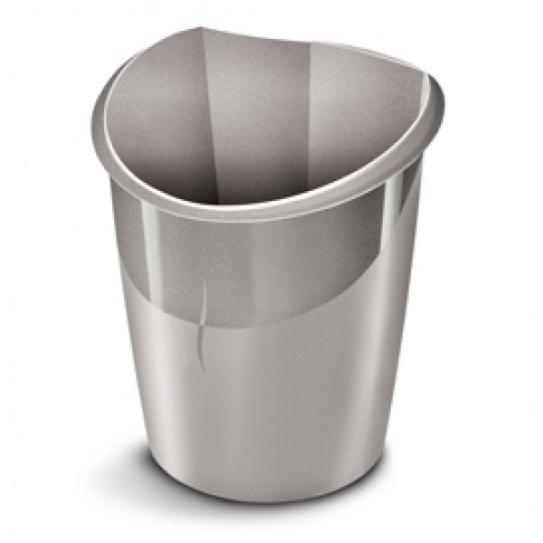 Cestino gettacarte Ellypse Xtra Strong - altezza 38 cm - 15 lt - grigio talpa - CEP Cestino gettacarte Ellypse Xtra Strong - altezza 38 cm - 15 lt - grigio talpa - CEP