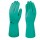 Guanti da lavoro industriale Nitrex 801 - nitrile floccato cotone - taglia 08 - verde - Deltaplus