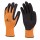 Guanti Apollon VV733 - poliestere - palmo in schiuma di lattice - taglia 09 - arancio fluo/nero - Deltaplus