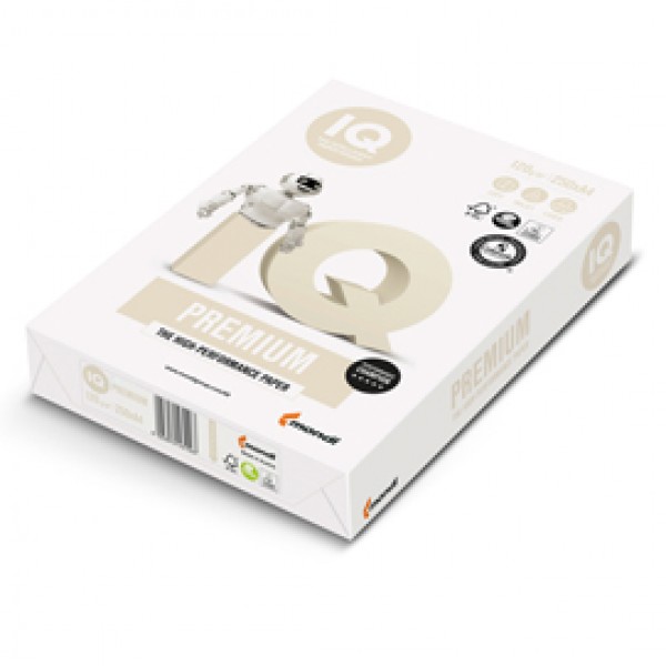 Carta IQ Premium - A4 - 120 gr - bianco - Mondi - conf. 250 fogli Carta IQ Premium - A4 - 120 gr - bianco - Mondi - conf. 250 fogli