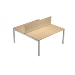 Pannello divisorio Agorà - per scrivania multiple - 160x32 cm - rovere  - Artexport