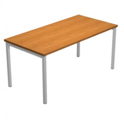 Scrivania Easy Plus - lineare - 140 x 80 x 72,5 cm - noce chiaro - Artexport