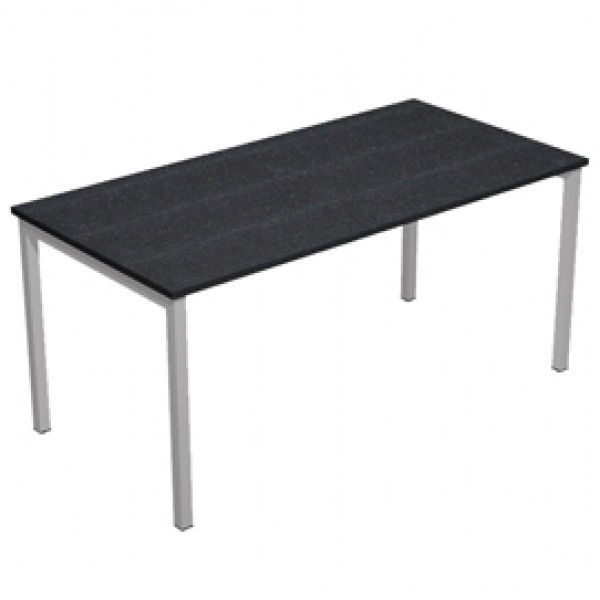 Scrivania Easy Plus - lineare - 140 x 80 x 72,5 cm - nero venato - Artexport Scrivania Easy Plus - lineare - 140 x 80 x 72,5 cm - nero venato - Artexport