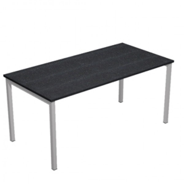 Scrivania Easy Plus - lineare - 160 x 80 x 72,5 cm - nero venato - Artexport Scrivania Easy Plus - lineare - 160 x 80 x 72,5 cm - nero venato - Artexport