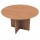 Tavolo riunione Easy - 4 posti - diametro 120 cm - altezza 72 cm - noce chiaro - Artexport