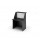 Modulo Prestige reception sopralzo/desktop - 80 x 76,1 x 117 cm - nero venato/bianco - Artexport
