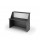 Modulo Prestige reception sopralzo/desktop - 140 x 76,1 x 117 cm - nero venato/bianco - Artexport