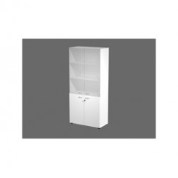 Armadio modulare - a 2+2 ante - 90x45,8x200 cm - bianco - Artexport