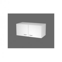 Sopralzo per armadi modulari - a 2 ante - 90x45,8x40 cm - bianco - Artexport