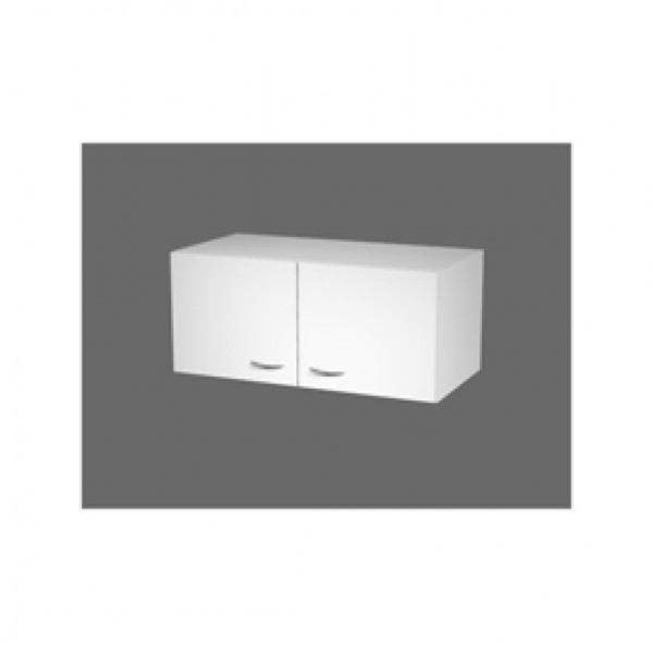 Sopralzo per armadi modulari - a 2 ante - 90x45,8x40 cm - bianco - Artexport