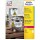 Etichetta in poliestere L4775 - adatta a stampanti laser - permanente - 210 x 297 mm - 1 etichette per foglio - bianco - Avery - conf. 100 fogli A4