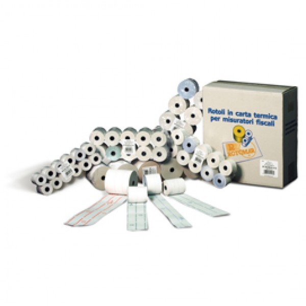 Rotolo per registratori cassa - lunga durata - carta termica - 57,5 mm x 80 mt - diametro esterno 77 mm - 55 gr - anima 12 mm - Rotomar - blister 10 pezzi Rotolo per registratori cassa - lunga durata - carta termica - 57,5 mm x 80 mt - diametro esterno 77 mm - 55 gr - anima 12 mm - Rotomar - blister 10 pezzi