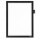 Cornice adesiva Duraframe Note - pannello magnetico - A4 (21 x 29,7 cm) - nero - Durable