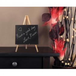 Mini Lavagna con cavalletto - 24,4x15 cm - faggio - Securit