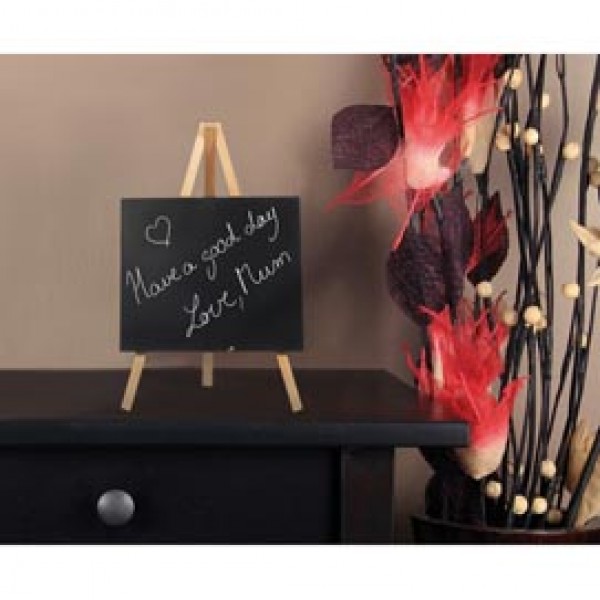 Mini Lavagna con cavalletto - 24,4x15 cm - faggio - Securit Mini Lavagna con cavalletto - 24,4x15 cm - faggio - Securit