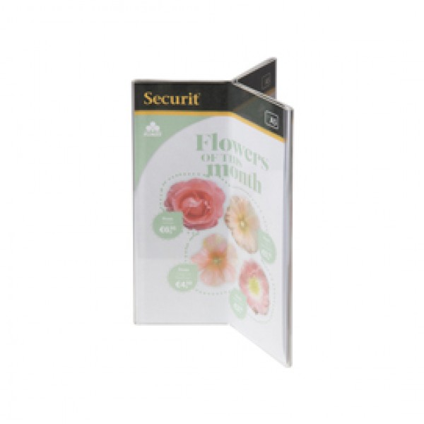 Display Portamenù a Y - 14,8x21 cm (A5) - Securit Display Portamenù a Y - 14,8x21 cm (A5) - Securit