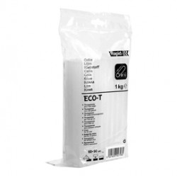 Colla termofusibile - diametro 12 mm - lunghezza 19 cm - 1 kg - trasparente - Rapid