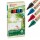 Marcatore per lavagne bianche 28 EcoLine - punta conica 1,50 - 3,00 mm - Edding - astuccio 4 pezzi