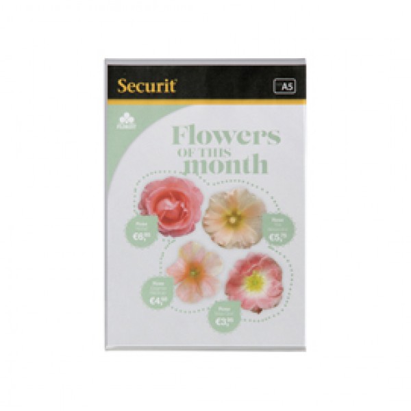 Display Portamenù a L - 14,8x21 cm (A5) - Securit Display Portamenù a L - 14,8x21 cm (A5) - Securit