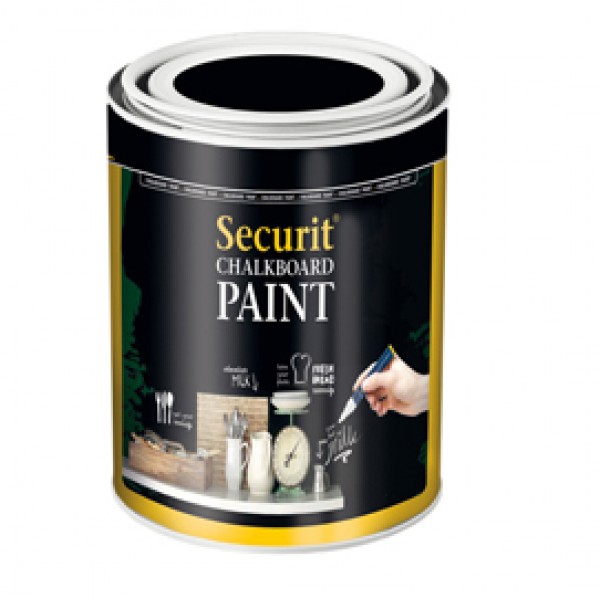 Pittura Lavagna - nero - 250 ml (5 mq) - Securit Pittura Lavagna - nero - 250 ml (5 mq) - Securit