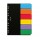 Separatore Dox - 6 tasti neutri colorati - cartoncino 240 gr - A4 - multicolore - Rexel