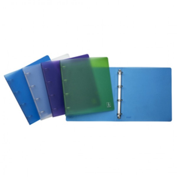 Raccoglitore 2ndLife - 4 anelli tondi 30 mm - dorso 4 cm - 22x30 cm - mix 4 colori - Favorit Raccoglitore 2ndLife - 4 anelli tondi 30 mm - dorso 4 cm - 22x30 cm - mix 4 colori - Favorit