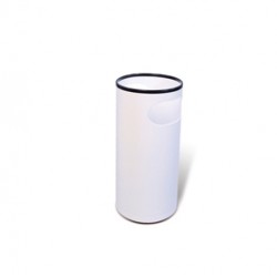 Portaombrelli PS66 - 22 L - diametro 25 cm - H 52 cm - plastica - bianco - Presbitero