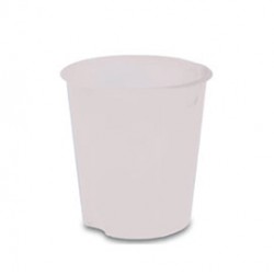 Cestino gettacarte E020 Modula - altezza 32,5 cm - diametro 31 cm - 16,5 lt - trasparente neutro - Fellowes