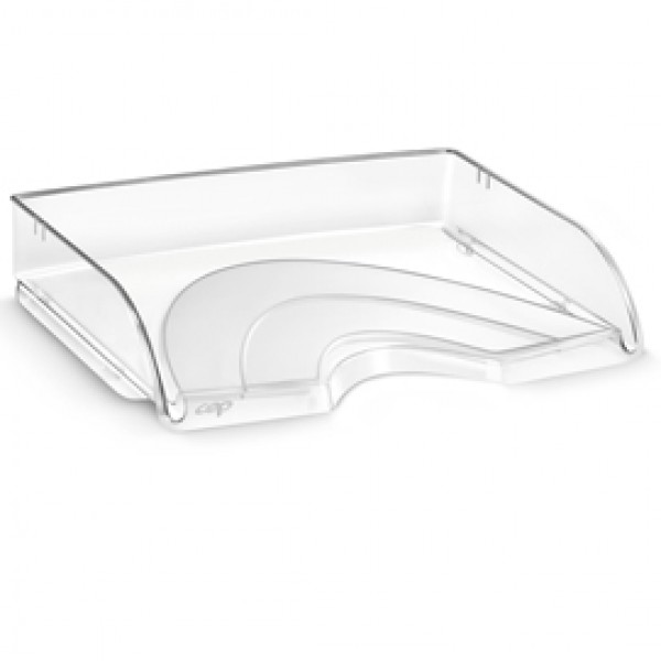 Vaschetta portacorrispondenza - apertura frontale - 26x35,1x6,9 cm - trasparente crystal - Cep Vaschetta portacorrispondenza - apertura frontale - 26x35,1x6,9 cm - trasparente crystal - Cep