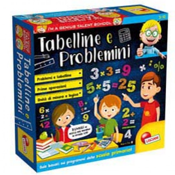 I'm a Genius Tabelline e Problemi - Lisciani I'm a Genius Tabelline e Problemi - Lisciani