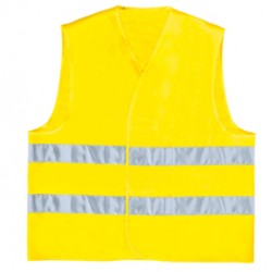 Gilet alta visibilità GILP2 - poliestere - taglia XXL - giallo fluo - Deltaplus