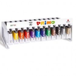 Colori acrilici - 18 ml - colori assortiti - Primo - expo 120 pezzi
