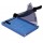 Taglierina a leva - A4 - 445x282 mm - 360 mm (A4) - capacità taglio 40 fg - con blocca lama - blu - Titanium