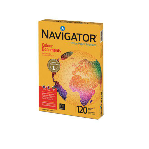 Carta Navigator Colour documents A4 120 gr. - 128 µm - NCD1200056 (1 risma)