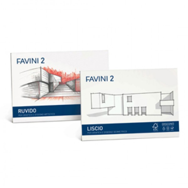 Album Favini 2 - 24x33cm - 110gr - 20 fogli - liscio squadrato - Favini Album Favini 2 - 24x33cm - 110gr - 20 fogli - liscio squadrato - Favini